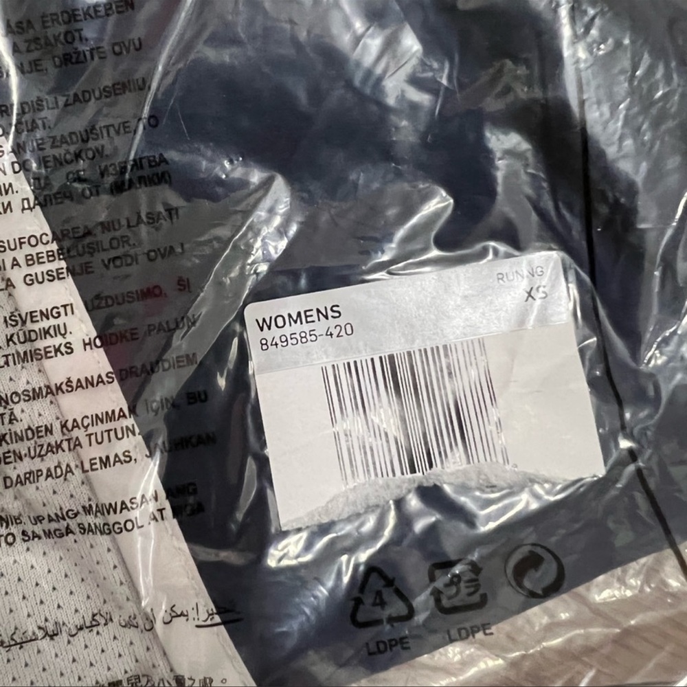 NWT Nike Navy Blue Dri-Fit Tempo Running Shorts Size XS - Picture 4 of 4